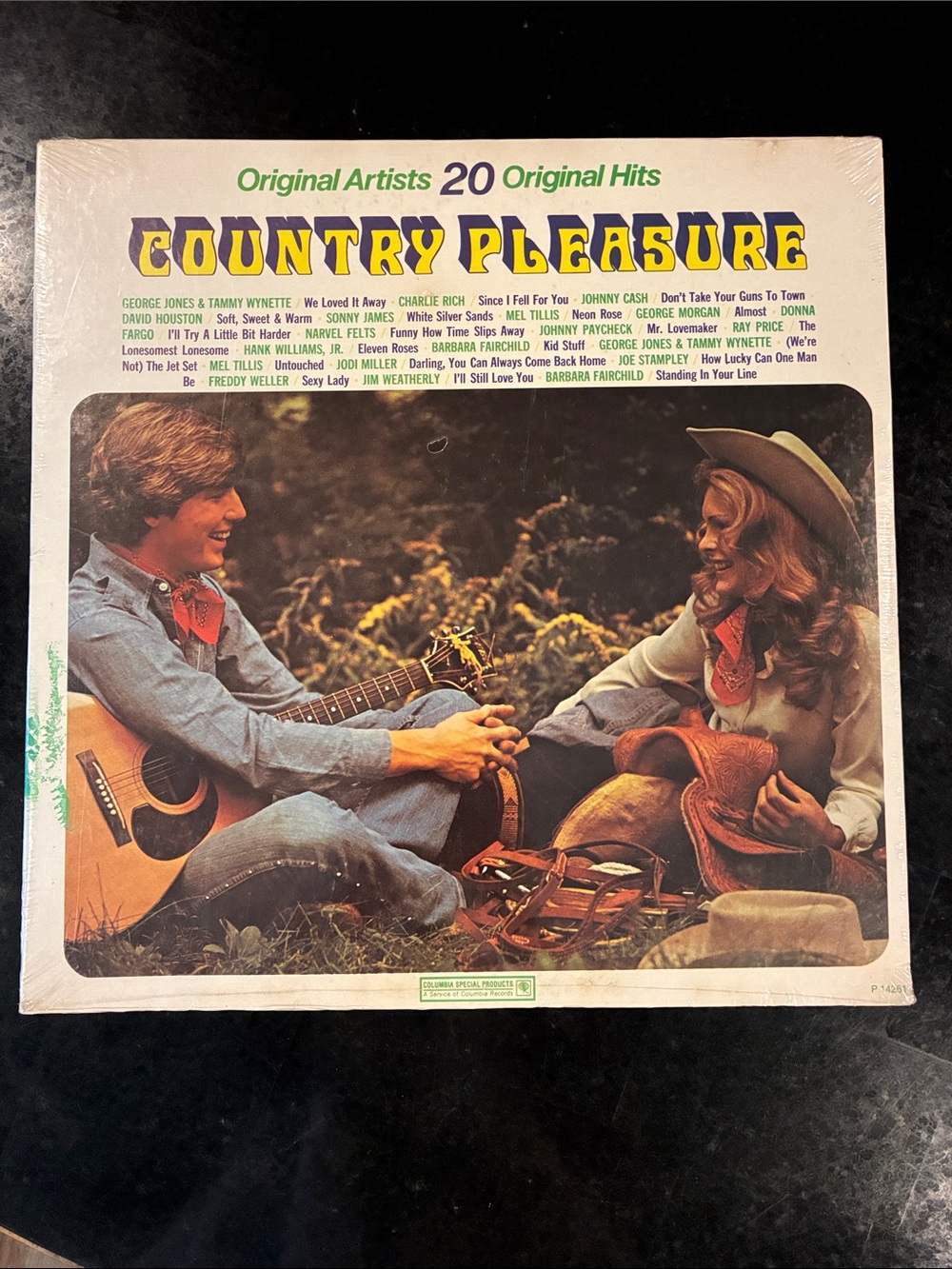 Sealed Country Pleasure Vintage Album- Cash, Jones, Williams, Wynette & More